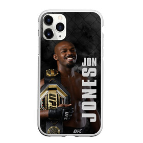 Чехол для iPhone 11 Pro матовый с принтом Jon Jones Джон Джонс в Белгороде, Силикон |  | jon | jon jones | jones | mma | ufc | бои без правил | джон | джон джонс | джонс | микс файт | мма