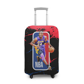 Чехол для чемодана 3D с принтом KOBE BRYANT. в Белгороде, 86% полиэфир, 14% спандекс | двустороннее нанесение принта, прорези для ручек и колес | 24 | kobebryant | lakers | nba | баскетбол | баскетболист | коби брайант | лейкерс | нба | спорт