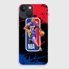 Чехол для iPhone 13 mini с принтом KOBE BRYANT. в Белгороде,  |  | 24 | kobebryant | lakers | nba | баскетбол | баскетболист | коби брайант | лейкерс | нба | спорт