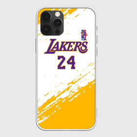 Чехол для iPhone 12 Pro с принтом KOBE BRYANT. в Белгороде, силикон | область печати: задняя сторона чехла, без боковых панелей | 24 | kobebryant | lakers | nba | баскетбол | баскетболист | коби брайант | лейкерс | нба | спорт