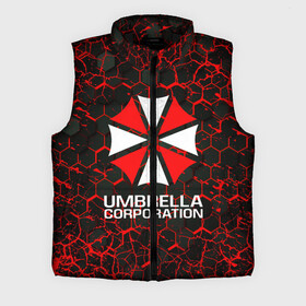 Мужской жилет утепленный 3D с принтом UMBRELLA CORPORATION. в Белгороде,  |  | corp | corporation | resident evil | umbrella | umbrella corporation | зомби апокалипсис | зонт | игра