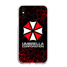 Чехол для iPhone XS Max матовый с принтом UMBRELLA CORPORATION в Белгороде, Силикон | Область печати: задняя сторона чехла, без боковых панелей | corp | corporation | resident evil | umbrella | umbrella corporation | зомби апокалипсис | зонт | игра