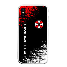 Чехол для iPhone XS Max матовый с принтом UMBRELLA CORPORATION в Белгороде, Силикон | Область печати: задняя сторона чехла, без боковых панелей | corp | corporation | resident evil | umbrella | umbrella corporation | зомби апокалипсис | зонт | игра