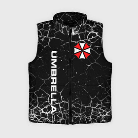 Женский жилет утепленный 3D с принтом UMBRELLA CORPORATION. в Белгороде,  |  | corp | corporation | resident evil | umbrella | umbrella corporation | зомби апокалипсис | зонт | игра