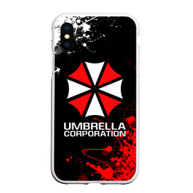 Чехол для iPhone XS Max матовый с принтом UMBRELLA CORPORATION в Белгороде, Силикон | Область печати: задняя сторона чехла, без боковых панелей | corp | corporation | resident evil | umbrella | umbrella corporation | зомби апокалипсис | зонт | игра