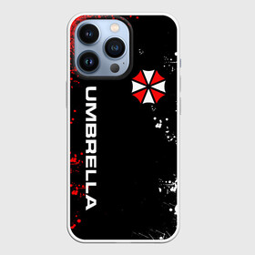 Чехол для iPhone 13 Pro с принтом UMBRELLA CORPORATION. в Белгороде,  |  | Тематика изображения на принте: corp | corporation | resident evil | umbrella | umbrella corporation | зомби апокалипсис | зонт | игра