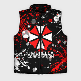 Мужской жилет утепленный 3D с принтом UMBRELLA CORPORATION. в Белгороде,  |  | corp | corporation | resident evil | umbrella | umbrella corporation | зомби апокалипсис | зонт | игра