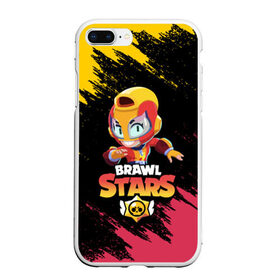 Чехол для iPhone 7Plus/8 Plus матовый с принтом BRAWL STARS MAX в Белгороде, Силикон | Область печати: задняя сторона чехла, без боковых панелей | Тематика изображения на принте: bibi | brawl stars | crow | el brown | leon | leon shark | max | sally leon | shark | stars | werewolf | акула | биби | ворон | леон | оборотень