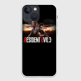 Чехол для iPhone 13 mini с принтом Resident Evil 3 в Белгороде,  |  | carlos oliveira | jill valentine | nemesis | re 3 | resident evil 3 remake | джил вэлентайн | карлос оливейра | немезида | немезис | обитель зла
