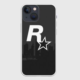 Чехол для iPhone 13 mini с принтом ROCKSTAR в Белгороде,  |  | grand theft auto 2 | grand theft auto 3 | grand theft auto v | grand theft auto: san andreas | grand theft auto: vice city | gta 1 | gta 2 | gta 3 | gta 4 | gta 5 | gta online | gta v | город | игры