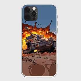 Чехол для iPhone 12 Pro Max с принтом Танк в Белгороде, Силикон |  | 23 февраля | армия | военная техника | военные | военный | защитник отечества | оружие | праздник | праздник защитника | силовые структуры | танк | танки