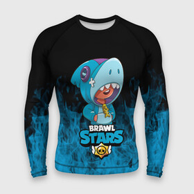 Мужской рашгард 3D с принтом Brawl stars leon shark в Белгороде,  |  | bea | bib | brawl stars | crow | el brown | leon | max | nita | sally leon | shark | акула | биа | биби | бравл старс | ворон | игра | леон | макс | нита | оборотень | салли леон | сэлли леон | шарк | эл браун