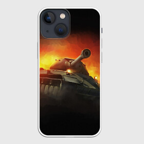 Чехол для iPhone 13 mini с принтом Tank в Белгороде,  |  | 23 февраля | армия | военная тематика | военная техника | военные | военный | защитник отечества | оружие | праздник | праздник защитника | силовые структуры | танк