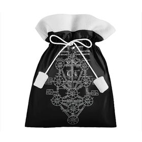 Подарочный 3D мешок с принтом eVa-updown в Белгороде, 100% полиэстер | Размер: 29*39 см | Тематика изображения на принте: evangelion | ангелы | арт | база nerf | евангелион | икари | кабинет | кабинет икари | надпись | свитки | чёрное белое