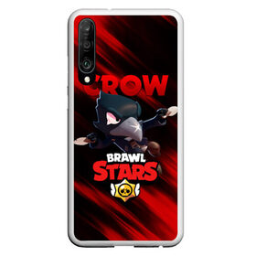 Чехол для Honor P30 с принтом BRAWL STARS CROW в Белгороде, Силикон | Область печати: задняя сторона чехла, без боковых панелей | bibi | brawl stars | crow | el brown | leon | leon shark | max | sally leon | shark | stars | werewolf | акула | биби | ворон | леон | оборотень