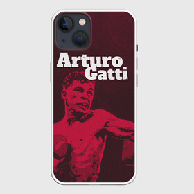 Чехол для iPhone 13 с принтом Arturo Gatti в Белгороде,  |  | Тематика изображения на принте: arturo gatti | arturo thunder gatti | gatti | thunder | артуро гатти | гатти