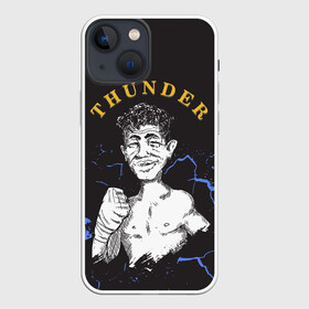 Чехол для iPhone 13 mini с принтом Thunder в Белгороде,  |  | Тематика изображения на принте: arturo gatti | arturo thunder gatti | gatti | thunder | артуро гатти | гатти