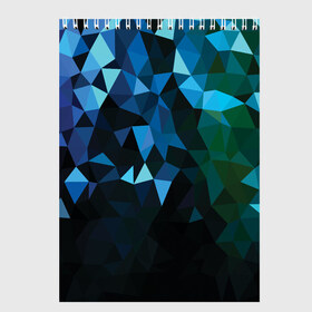 Скетчбук с принтом Starfall в Белгороде, 100% бумага
 | 48 листов, плотность листов — 100 г/м2, плотность картонной обложки — 250 г/м2. Листы скреплены сверху удобной пружинной спиралью | abstract | line | абстракция | геометрия | линии | треугольники | фигуры