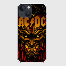 Чехол для iPhone 13 mini с принтом AC DC в Белгороде,  |  | ac dc | acdc | back in black | columbia | epic | force | guitar | pop | rock | vevo | ангус | блюз | рок | хард | янг