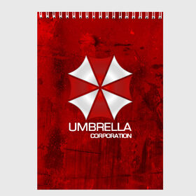 Скетчбук с принтом UMBRELLA CORP в Белгороде, 100% бумага
 | 48 листов, плотность листов — 100 г/м2, плотность картонной обложки — 250 г/м2. Листы скреплены сверху удобной пружинной спиралью | biohazard | biohazard 7 | crocodile | fang | game | hand | monster | new umbrella | resident evil | resident evil 7 | umbrella | umbrella corp | umbrella corporation | zombie | обитель