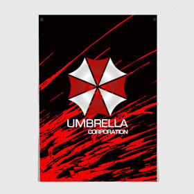 Постер с принтом UMBRELLA CORP в Белгороде, 100% бумага
 | бумага, плотность 150 мг. Матовая, но за счет высокого коэффициента гладкости имеет небольшой блеск и дает на свету блики, но в отличии от глянцевой бумаги не покрыта лаком | biohazard | biohazard 7 | crocodile | fang | game | hand | monster | new umbrella | resident evil | resident evil 7 | umbrella | umbrella corp | umbrella corporation | zombie | обитель