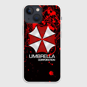 Чехол для iPhone 13 mini с принтом UMBRELLA CORP в Белгороде,  |  | biohazard | biohazard 7 | crocodile | fang | game | hand | monster | new umbrella | resident evil | resident evil 7 | umbrella | umbrella corp | umbrella corporation | zombie | обитель