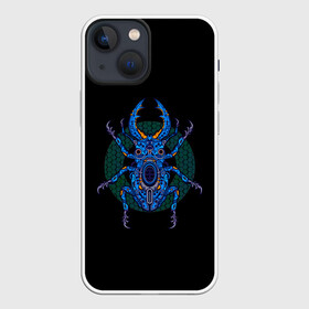 Чехол для iPhone 13 mini с принтом Робот Жук в Белгороде,  |  | animal | cyber | cyberpunk | будущее | животные | жук | ии | кибер панк | клешни | лапки | лапы | механизм | насекомое | насекомые | робот | узоры | фантастика