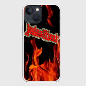 Чехол для iPhone 13 mini с принтом JUDAS PRIEST. в Белгороде,  |  | firepower | judas priest | бог металла | джудас прист | иуда прист | музыка | роб хэлфорд | рок | рок н ролл | хэви метал