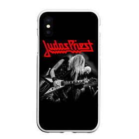 Чехол для iPhone XS Max матовый с принтом JUDAS PRIEST в Белгороде, Силикон | Область печати: задняя сторона чехла, без боковых панелей | firepower | judas priest | бог металла | джудас прист | иуда прист | музыка | роб хэлфорд | рок | рок н ролл | хэви метал