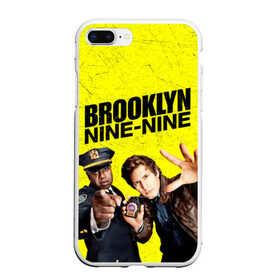 Чехол для iPhone 7Plus/8 Plus матовый с принтом Brooklyn Nine-Nine в Белгороде, Силикон | Область печати: задняя сторона чехла, без боковых панелей | Тематика изображения на принте: 7 сезон | 99 участок | brooklyn nine nine | бруклин | бруклин 9 9 | комедия