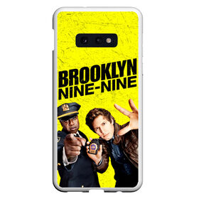 Чехол для Samsung S10E с принтом Brooklyn Nine-Nine в Белгороде, Силикон | Область печати: задняя сторона чехла, без боковых панелей | Тематика изображения на принте: 7 сезон | 99 участок | brooklyn nine nine | бруклин | бруклин 9 9 | комедия