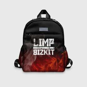 Детский рюкзак 3D с принтом LIMP BIZKIT в Белгороде, 100% полиэстер | лямки с регулируемой длиной, сверху петелька, чтобы рюкзак можно было повесить на вешалку. Основное отделение закрывается на молнию, как и внешний карман. Внутри дополнительный карман. По бокам два дополнительных кармашка | Тематика изображения на принте: dj lethal | limp bizkit | rock | джон отто | лимп бизкит | майк смит | музыка | роб уотерс | рок | сэм риверс | терри бальзамо | уэс борланд | фред дёрст