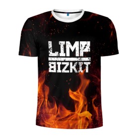 Мужская футболка 3D спортивная с принтом LIMP BIZKIT в Белгороде, 100% полиэстер с улучшенными характеристиками | приталенный силуэт, круглая горловина, широкие плечи, сужается к линии бедра | Тематика изображения на принте: dj lethal | limp bizkit | rock | джон отто | лимп бизкит | майк смит | музыка | роб уотерс | рок | сэм риверс | терри бальзамо | уэс борланд | фред дёрст