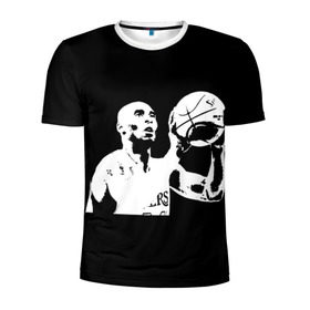 Мужская футболка 3D спортивная с принтом Kobe Bryant 24 в Белгороде, 100% полиэстер с улучшенными характеристиками | приталенный силуэт, круглая горловина, широкие плечи, сужается к линии бедра | 24 | basketball | bryant | kobe | lakers | nba