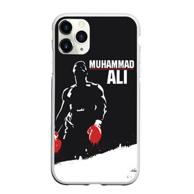 Чехол для iPhone 11 Pro Max матовый с принтом Muhammad Ali в Белгороде, Силикон |  | ali | muhammad ali | the greatest | али | бокс | мухамед али | мухаммед али
