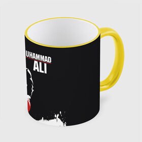 Кружка с полной запечаткой с принтом Muhammad Ali в Белгороде, керамика | ёмкость 330 мл | ali | muhammad ali | the greatest | али | бокс | мухамед али | мухаммед али