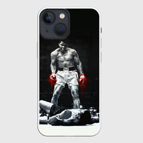 Чехол для iPhone 13 mini с принтом Muhammad Ali в Белгороде,  |  | ali | muhammad ali | the greatest | али | бокс | мухамед али | мухаммед али