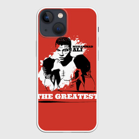 Чехол для iPhone 13 mini с принтом The Greatest в Белгороде,  |  | ali | muhammad ali | the greatest | али | бокс | мухамед али | мухаммед али