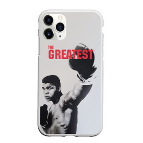 Чехол для iPhone 11 Pro матовый с принтом The Greatest в Белгороде, Силикон |  | ali | muhammad ali | the greatest | али | бокс | мухамед али | мухаммед али