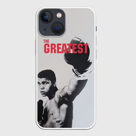 Чехол для iPhone 13 mini с принтом The Greatest в Белгороде,  |  | ali | muhammad ali | the greatest | али | бокс | мухамед али | мухаммед али