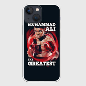 Чехол для iPhone 13 mini с принтом Muhammad Ali в Белгороде,  |  | ali | muhammad ali | the greatest | али | бокс | мухамед али | мухаммед али