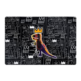 Магнитный плакат 3Х2 с принтом Basquiat Dinosaur в Белгороде, Полимерный материал с магнитным слоем | 6 деталей размером 9*9 см | Тематика изображения на принте: art | louis vuitton | lv