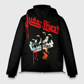 Мужская зимняя куртка 3D с принтом Judas Priest в Белгороде, верх — 100% полиэстер; подкладка — 100% полиэстер; утеплитель — 100% полиэстер | длина ниже бедра, свободный силуэт Оверсайз. Есть воротник-стойка, отстегивающийся капюшон и ветрозащитная планка. 

Боковые карманы с листочкой на кнопках и внутренний карман на молнии. | judas | priest | грув метал | группа | рок | хард рок | хеви метал
