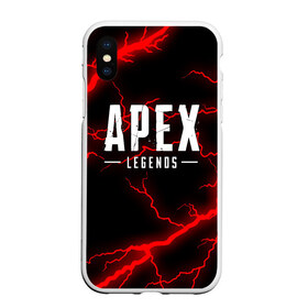 Чехол для iPhone XS Max матовый с принтом APEX LEGENDS в Белгороде, Силикон | Область печати: задняя сторона чехла, без боковых панелей | apex | apex legends | battle | battle royal | bloodhound | titanfall | wraith | апекс | апекс легендс | батл рояль | битва | война | каустик | королевская битва