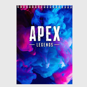 Скетчбук с принтом APEX LEGENDS в Белгороде, 100% бумага
 | 48 листов, плотность листов — 100 г/м2, плотность картонной обложки — 250 г/м2. Листы скреплены сверху удобной пружинной спиралью | apex | apex legends | battle | battle royal | bloodhound | titanfall | wraith | апекс | апекс легендс | батл рояль | битва | война | каустик | королевская битва