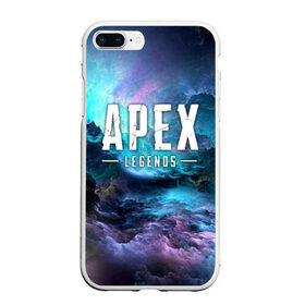 Чехол для iPhone 7Plus/8 Plus матовый с принтом APEX LEGENDS в Белгороде, Силикон | Область печати: задняя сторона чехла, без боковых панелей | apex | apex legends | battle | battle royal | bloodhound | titanfall | wraith | апекс | апекс легендс | батл рояль | битва | война | каустик | королевская битва