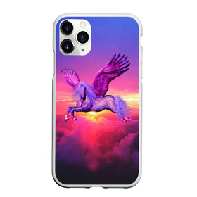 Чехол для iPhone 11 Pro Max матовый с принтом Dusk Sky Horse в Белгороде, Силикон |  | высота | закат | конь | крылья | легенды | летать | летающий | лошадь | мистический | мифология | мифы | небесный | небо | облака | облач | пегас | плед | подушка | полет | пурпурный | сумерки | сумка