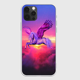 Чехол для iPhone 12 Pro Max с принтом Dusk Sky Horse в Белгороде, Силикон |  | высота | закат | конь | крылья | легенды | летать | летающий | лошадь | мистический | мифология | мифы | небесный | небо | облака | облач | пегас | плед | подушка | полет | пурпурный | сумерки | сумка