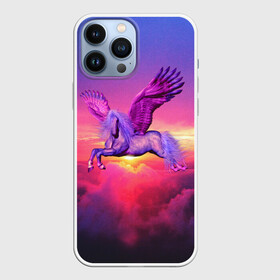 Чехол для iPhone 13 Pro Max с принтом Dusk Sky Horse в Белгороде,  |  | высота | закат | конь | крылья | легенды | летать | летающий | лошадь | мистический | мифология | мифы | небесный | небо | облака | облач | пегас | плед | подушка | полет | пурпурный | сумерки | сумка