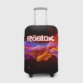 Чехол для чемодана 3D с принтом ROBLOX | РОБЛОКС (Z) в Белгороде, 86% полиэфир, 14% спандекс | двустороннее нанесение принта, прорези для ручек и колес | game | gamer | logo | minecraft | roblox | simulator | игра | конструктор | лого | майнкрафт | симулятор | строительство | фигура